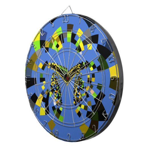 M Blauw Dartbord (Voorkant Rechts)