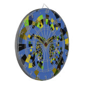M Blauw Dartbord (Voorkant Links)