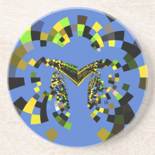 M Blauw Zandsteen Onderzetter