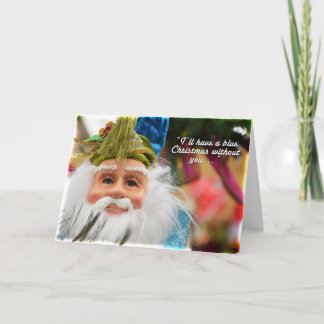 M. Blue Claus Feestdagen Kaart