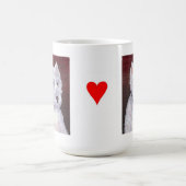 M. Bob, tasse blanche de chiot (Centre)