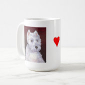 M. Bob, tasse blanche de chiot (Devant gauche)