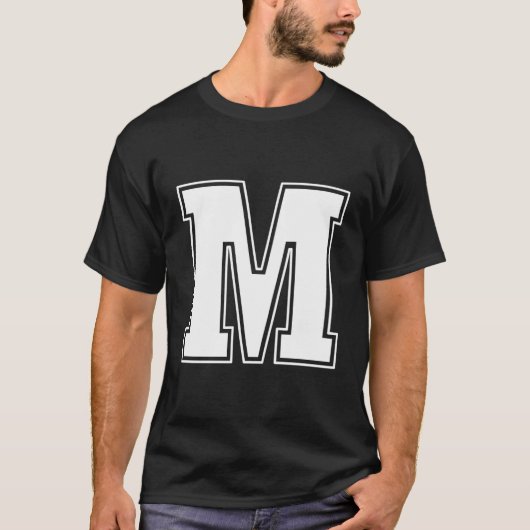 M - Brief T-shirt (Voorkant)