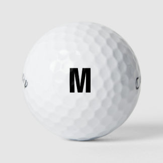 'M' Calllaway Golfballen