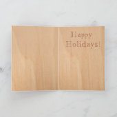 M. Cat de Sneeuwman Feestdagen Kaart (Binnen)