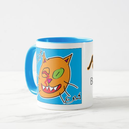 M. Cat par Eli Coffee Mug (Devant gauche)