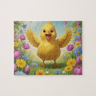 M. Chicken Easter Jigsaw Puzzle
