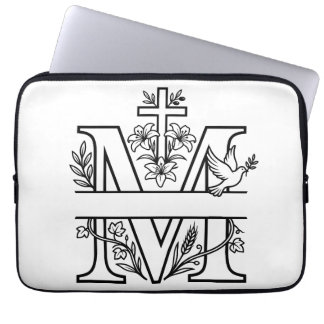 M Christelijk Monogram Laptop Sleeve