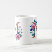 M Coffee Mug - Design floral pour le don (Centre)