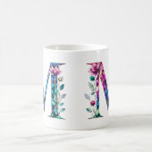 M Coffee Mug - Design floral pour le don (Centre)