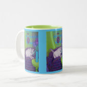 "M. Cookie Mug à deux tons, 11 oz (Devant gauche)