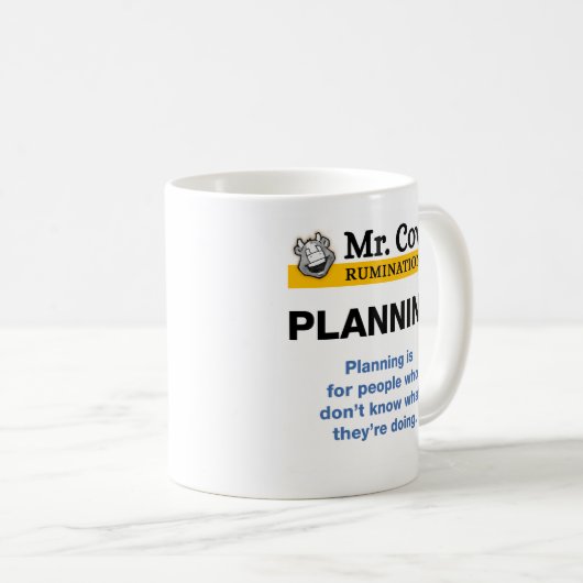 M. Cow Mug - Planification (Devant droit)