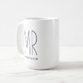 M. Custom Couple Mug Mariage Anniversaire Mug (Devant gauche)