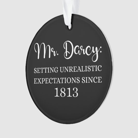 M. Darcy : Attentes irréalistes Depuis 1813 (devant)