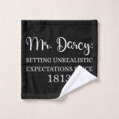 M. Darcy : Attentes irréalistes Depuis 1813 (Gant de toilette)