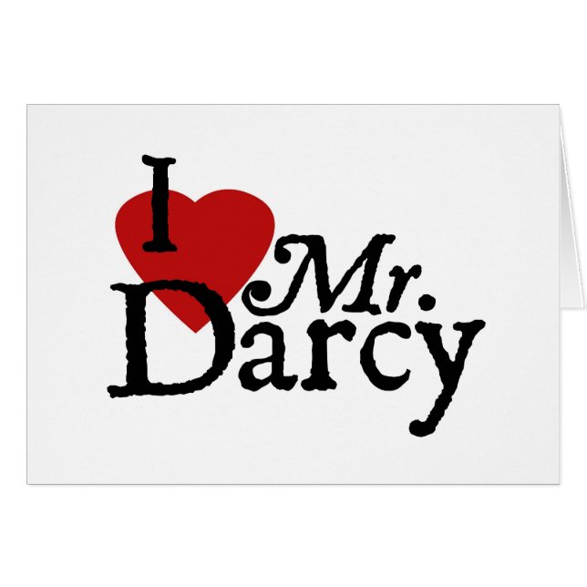 M. Darcy d'AMOUR de Jane Austen I (Devant horizontal)