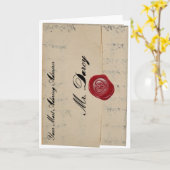 M. Darcy Love de Kaart van de Brief (Gele Bloem)