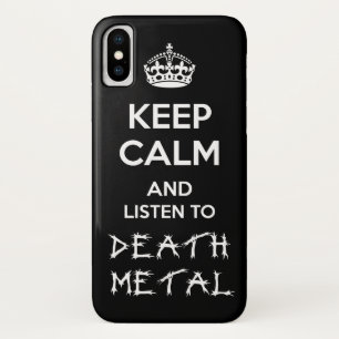 \m/ Death Metal \m/ iPhone X Hoesje