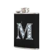 M "Diamond Bling"-fles Heupfles (Links)