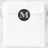 "M" Diamond Bling Sticker (Tas)