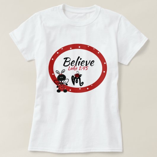 M / Ecriture Initiale - T-shirt Nano Hanes pour fe (Design devant)