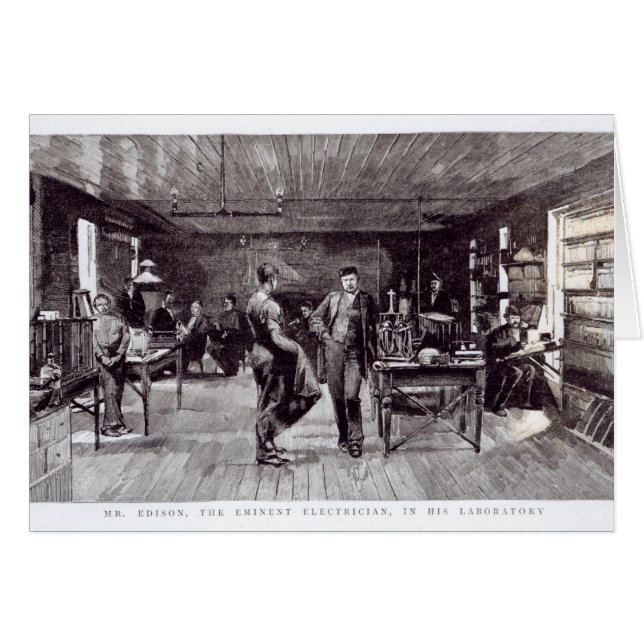 M. Edison, L'Éminent Électricien (Devant horizontal)