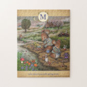 M est pour mist Cute Mouse Alphabet Puzzle (Vertical)