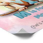 M est pour Singe - Poster de l'alphabet animal mig (Coin)