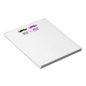 M. et Bloc-notes M. Mustache (Incliné)