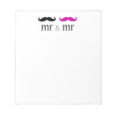 M. et Bloc-notes M. Mustache (Devant)