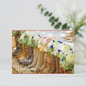 M. et M. faire-part de mariage (Debout devant)