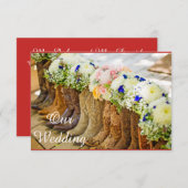 M. et M. faire-part de mariage (Devant / Derrière)