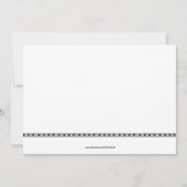 M. et M. Gay Faire-part de mariage (Dos)