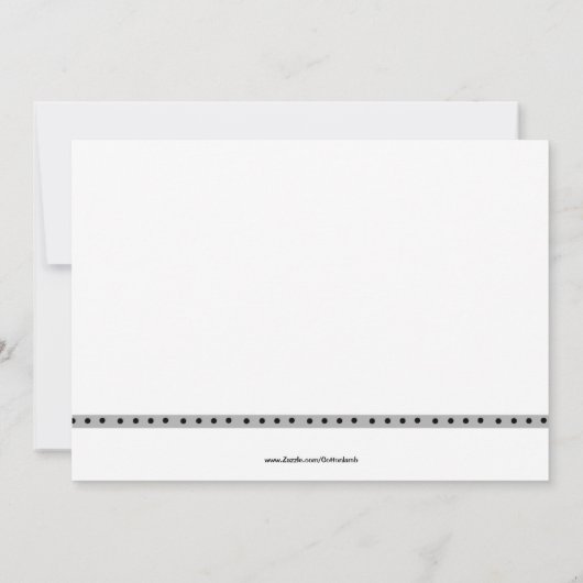 M. et M. Gay Faire-part de mariage (Dos)