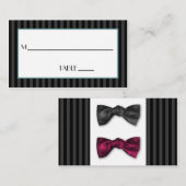 M. et M. Pin Carte de lieu rayée (Devant / Derrière)