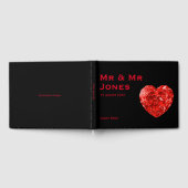 M. et M. Red Heart Mariage Livre d'invité (Personn (Complet)