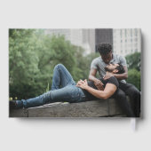 M. et M. typographie blanc gay mariage photo (Verso)