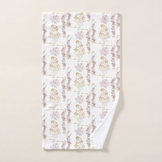 m. et mme (Serviette à main)