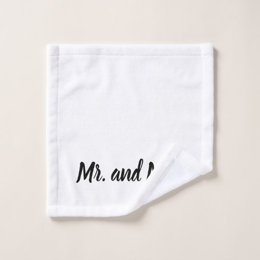 M. et Mme. (Gant de toilette)