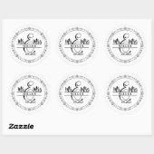 M. et Mme Autocollant (Feuille)