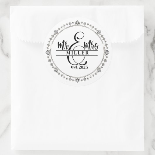 M. et Mme Autocollant (Sac)