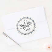 M. et Mme Autocollant (Enveloppe)