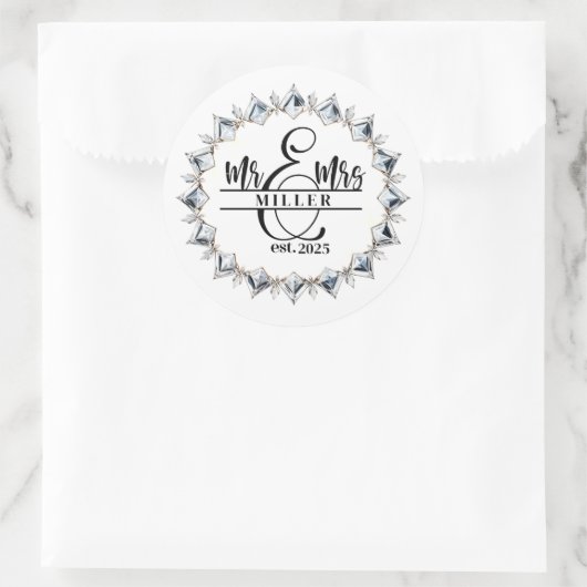 M. et Mme Autocollant (Sac)