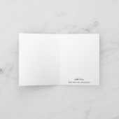 M. et Mme Carte de remerciements - Purple (Intérieur)