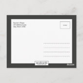 M. ET MME. Carte postale Merci (Dos)