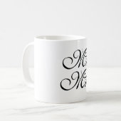M. et Mme Coffee Mug Mariage Cadeau (Devant gauche)