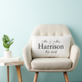 M. et Mme Coussin Mariage personnalisé2 (Chaise)
