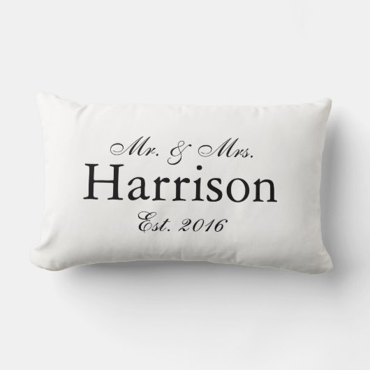 M. et Mme Coussin Mariage personnalisé2 (Recto)