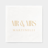 M. et Mme customisée conception moderne (Recto)