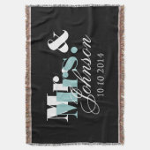 M. et Mme élégants couverture de jet pour (devant Vertical)